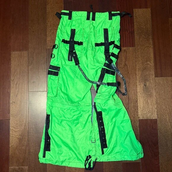 Tripp NYC Space Out Pant Neon Green Size Medium Brand New with Tags - Picture 9 of 12